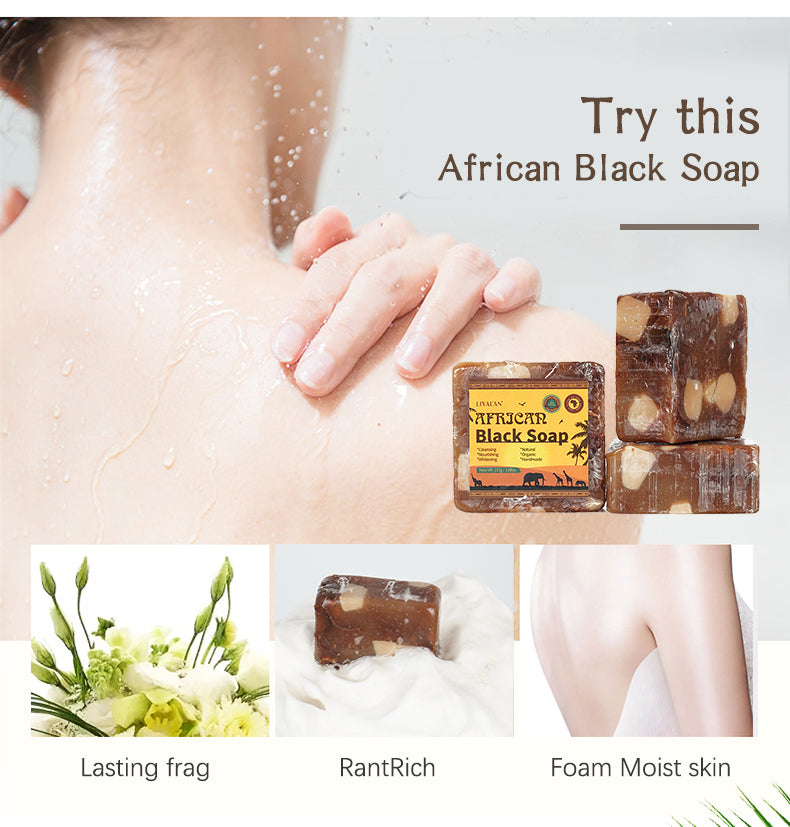 Organic Handmade African Shea Butter Black Soap